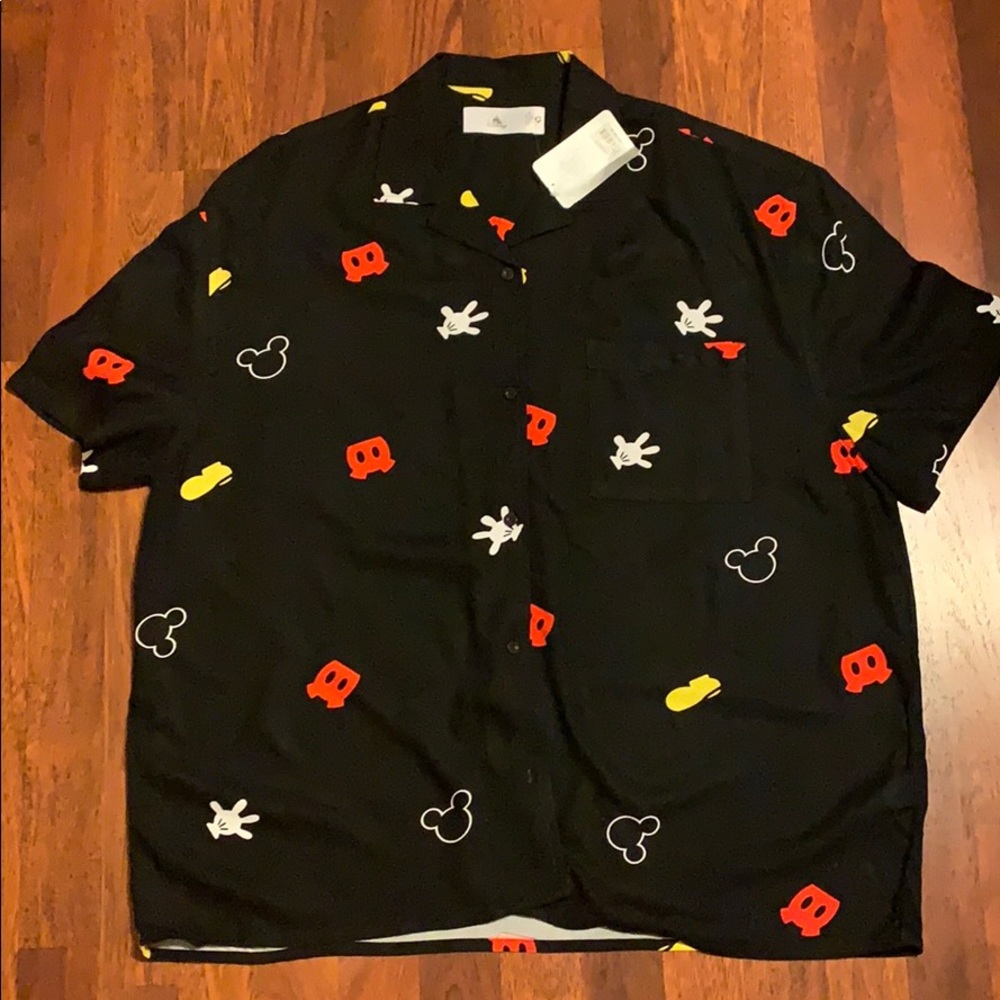 Disney Button Up Shirt size M